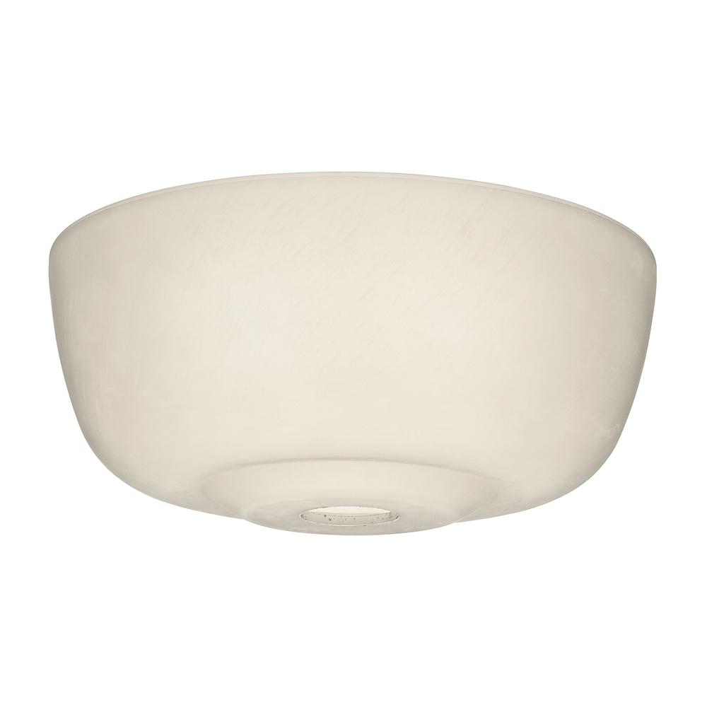 Transitional Shape Glass Bowl, Cased White
