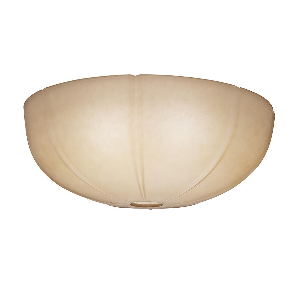Transitional Ribbed Glass Bowl, Toffee