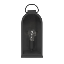 Hunter 46058 - Hunter Kendra Bell Matte Black with Clear Glass 1 Light