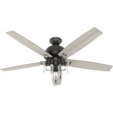 Hunter 51200 - Hunter 60 inch Churchwell Noble Bronze Ceiling Fan with LED Light Kit and Pull Chain