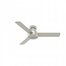 Hunter 52403 - Hunter 44 inch Presto Matte Nickel Low Profile Ceiling Fan and Wall Control