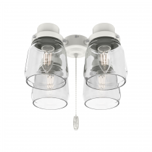 Hunter 99384 - Hunter Original® 4 Light Accessory Fitter and Glass, White