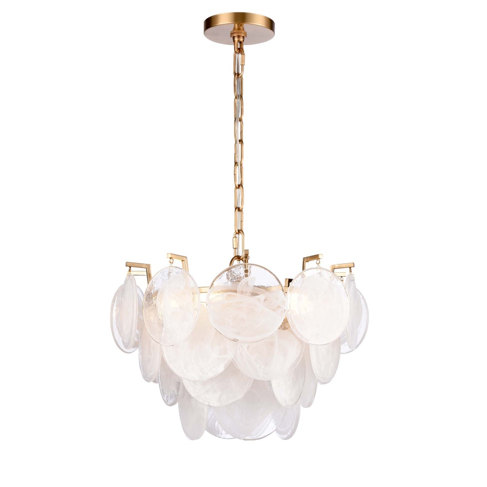 Jacobella Small Chandelier  - Brass