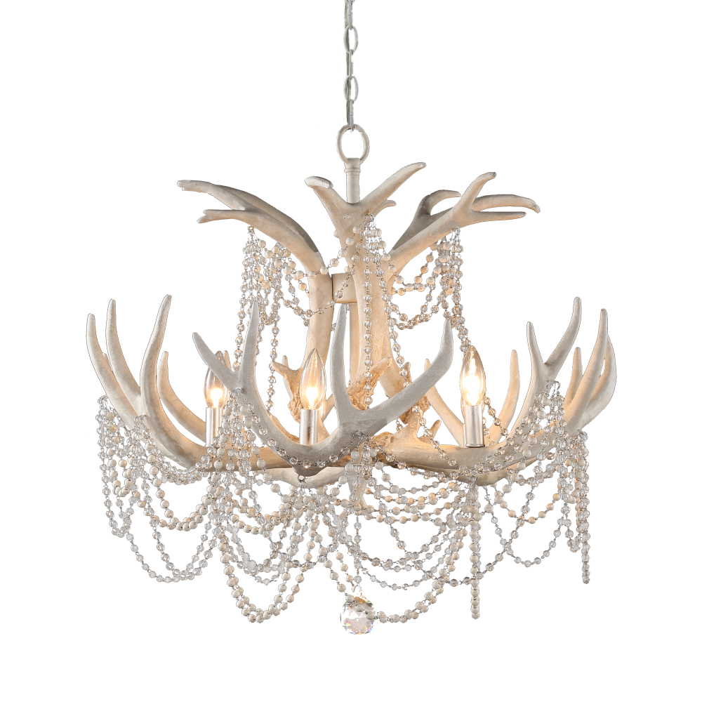 Denali One-tier Antler Crystal Chandelier