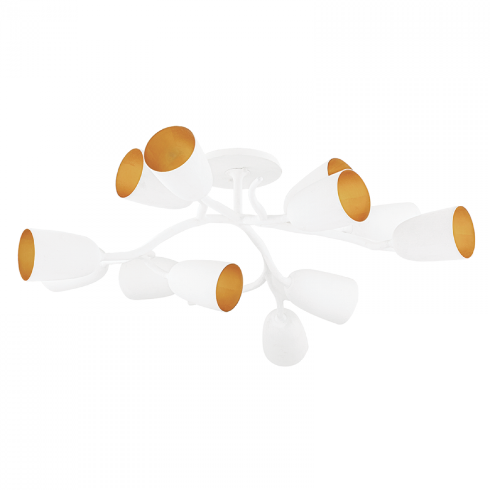 12 LIGHT SEMI FLUSH