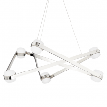 Hudson Valley 2738-PN - 6 LIGHT CHANDELIER