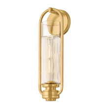 Hudson Valley 4161-AGB - Binnewater Wall Sconce