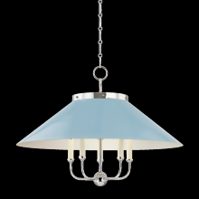 Hudson Valley MDS1403-PN/BB - 5 LIGHT CHANDELIER