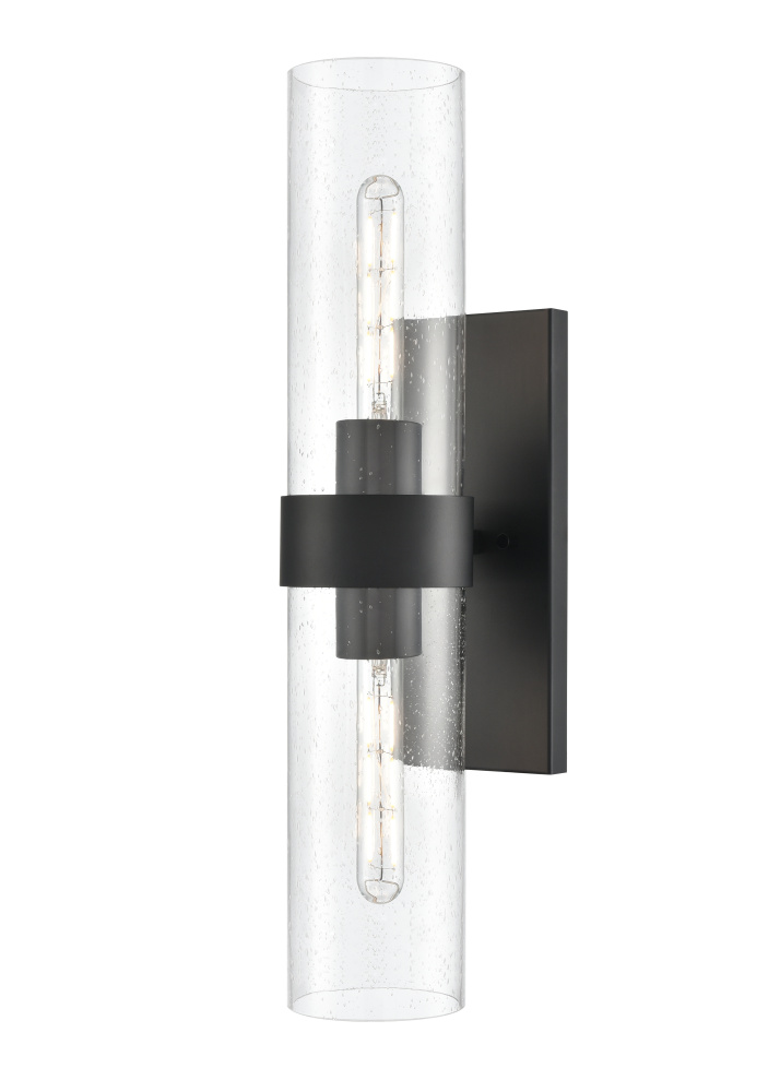 Jamison 22.75" High 2-Light Wall Sconce - Matte Black