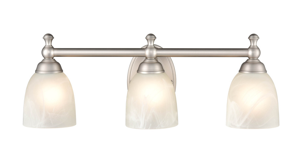 3-Light Vanity Satin Nickel