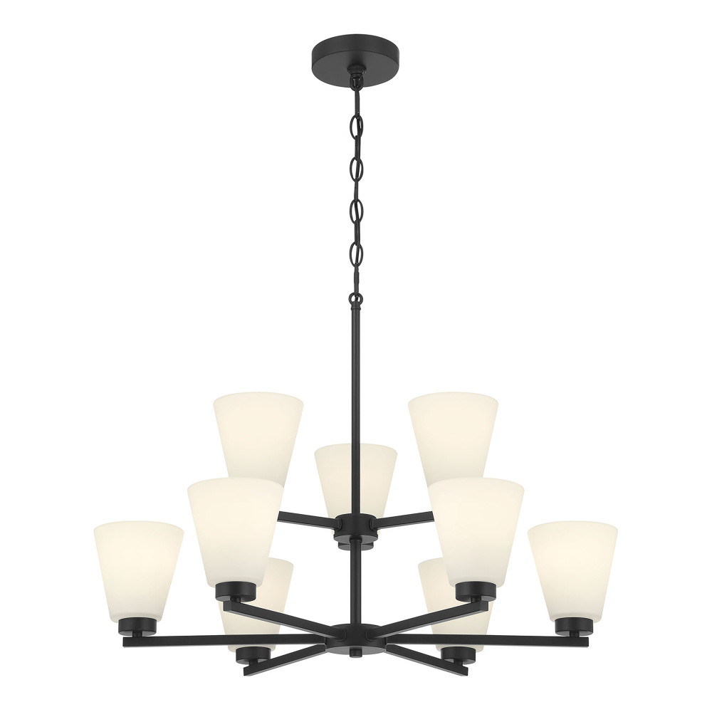 Strayhan 28.5" Wide 9-Light Chandelier