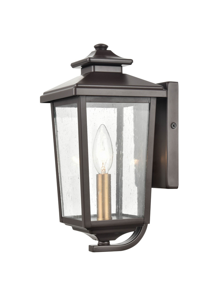 Eldrick 1-Light Outdoor Wall Sconce Powder Coated Bronze