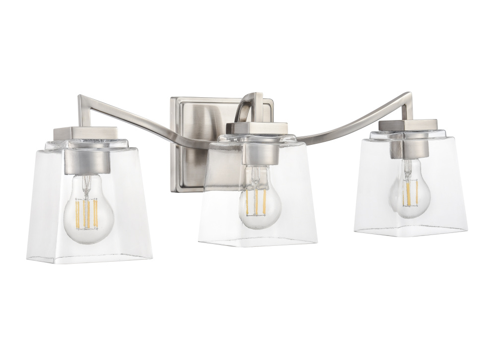 Avenna 23.5" Wide 3-Light Vanity - Brushed Nickel