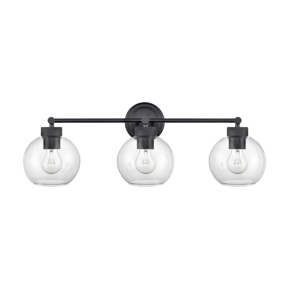 Jonatan 3-Light Vanity Matte Black