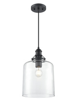 Millennium 218201-MB - Khrisa 10" Wide 1-Light Pendant - Matte Black