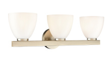Millennium 49003-MG - Apria 24" Wide 3-Light Vanity - Modern Gold