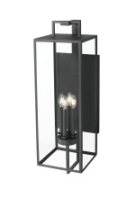 Millennium 280004-TBK - Lamont 34" High 4-Light Outdoor Wall Sconce - Textured Black