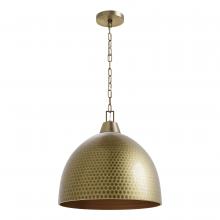 Millennium 99205-AGBR - Arrco 3-Light Pendant Light Aged Brass