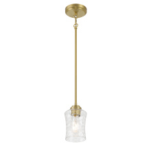 Millennium 909301-VB - Clarvyn 4.5" Wide 1-Light Mini Pendant