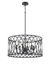 Millennium 42106-MB - Arelyn 23" Wide 6-Light Pendant - Matte Black
