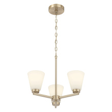 Millennium 64103WG-MG - Strayhan 18" Wide 3-Light Chandelier