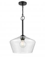 Millennium 55201-MB - Morbelle 1-Light Pendant Light Matte Black