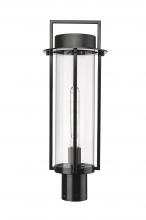 Millennium 10531-PBK - Russell 1-Light Outdoor Post Lantern Powder Coated Black