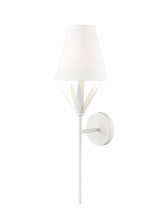 Millennium 19701-TWH - Primrose 24" High 1-Light Wall Sconce - Textured White