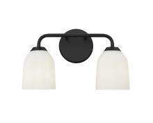 Millennium 22302-MB - Norah 2-Light Vanity Matte Black