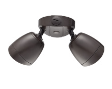 Millennium 18002-PBZ - 4.25" High 2-Light LED Outdoor Security Flood Light - Powder Coated Bronze