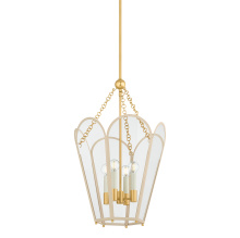 Mitzi by Hudson Valley Lighting H1132704-AGB/SBQ - Clarisse Lantern