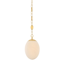 Mitzi by Hudson Valley Lighting H1146701S-AGB - Nell Pendant