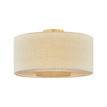 Mitzi by Hudson Valley Lighting H1153503-AGB - Miller Flush Mount