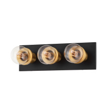 Mitzi by Hudson Valley Lighting H526303-AGB/SBK - Brandi Bath And Vanity