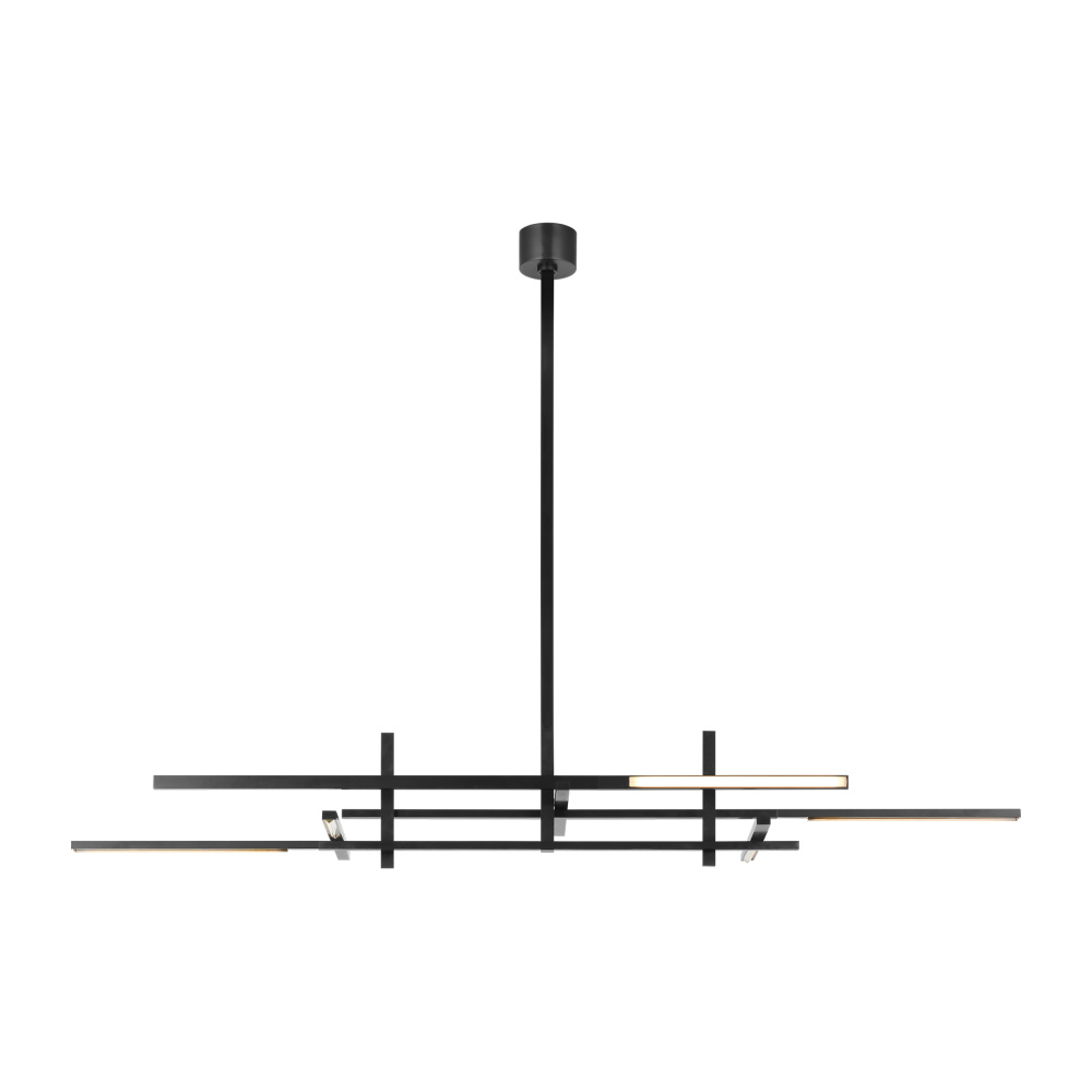 Cityscape Stacked X-Large Linear Chandelier