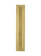 Visual Comfort & Co. Modern Collection 700OWASP93026DNBUNVSSP - Aspen Contemporary dimmable LED 26 Outdoor Wall Sconce Light outdoor in a Natural Brass/Gold Colored