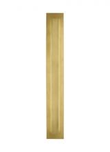 Visual Comfort & Co. Modern Collection 700OWASP93036DNBUNVSLFSP - Aspen Contemporary dimmable LED 36 Outdoor Wall Sconce Light outdoor in a Natural Brass/Gold Colored