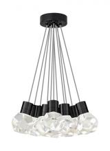 Visual Comfort & Co. Modern Collection 700TDKIRAP11YB-LED930 - Modern Kira dimmable LED Ceiling Pendant Light in a Black finish