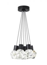Visual Comfort & Co. Modern Collection 700TDKIRAP7YB-LED930 - Modern Kira dimmable LED Ceiling Pendant Light in a Black finish