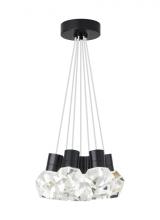 Visual Comfort & Co. Modern Collection 700TDKIRAP7WB-LEDWD - Modern Kira dimmable LED Ceiling Pendant Light in a Black finish