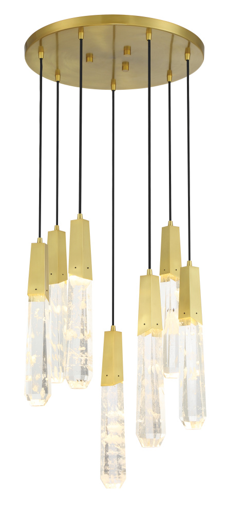 DRIFTING DROPLETS - 7LIGHT LED PENDANT
