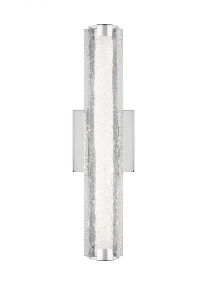 Cutler 18" Crack Glass LED Sconce