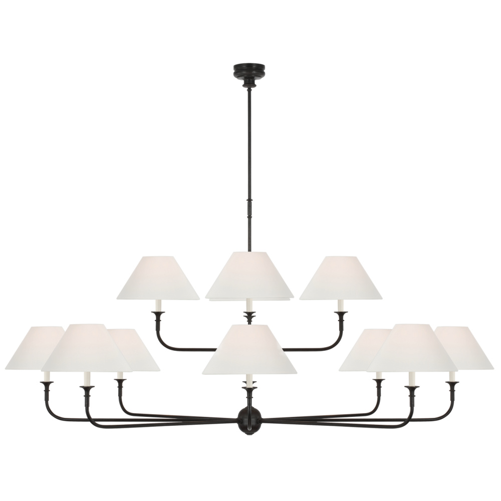 Piaf Oversized Two Tier Chandelier
