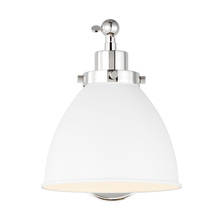 Visual Comfort & Co. Studio Collection CW1131MWTPN - Single Arm Dome Task Sconce