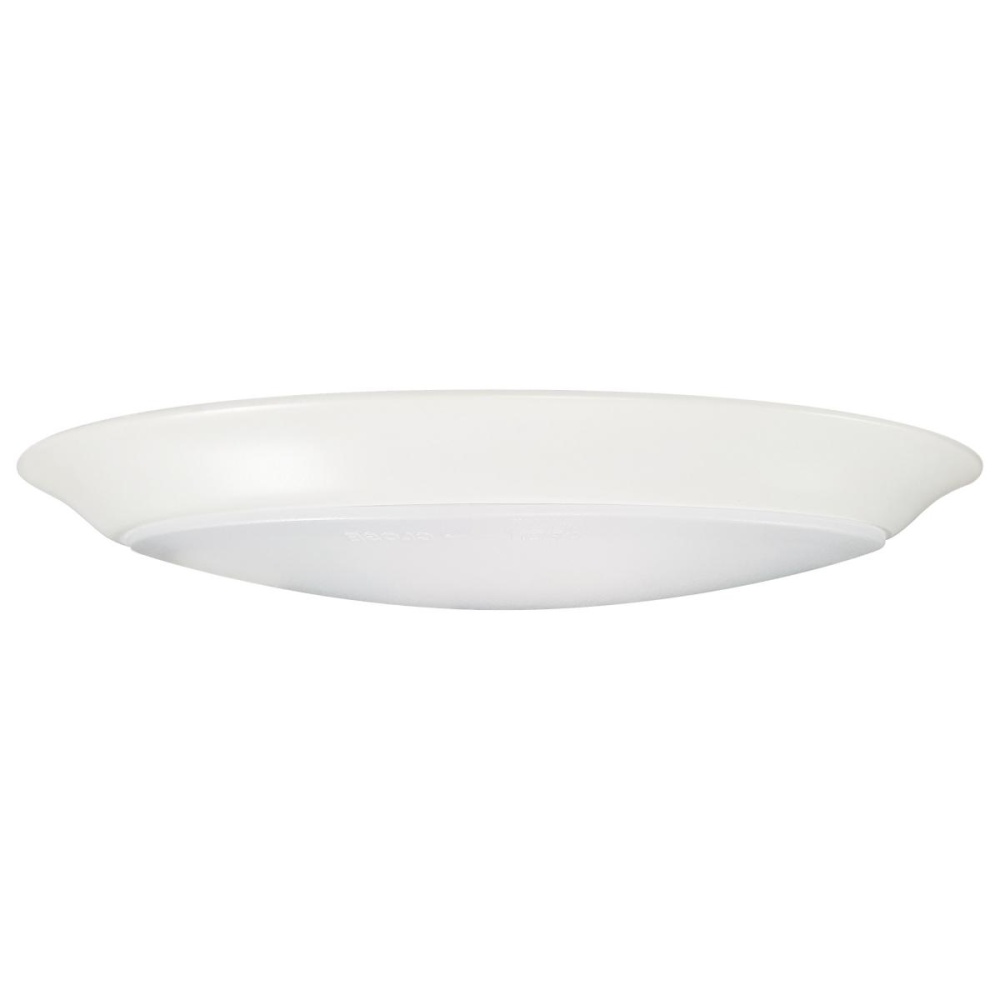 9.8 Watt; 10 Inch LED Disk Light; 27K/3K/35K/4K/5K CCT Selectable; White Finish