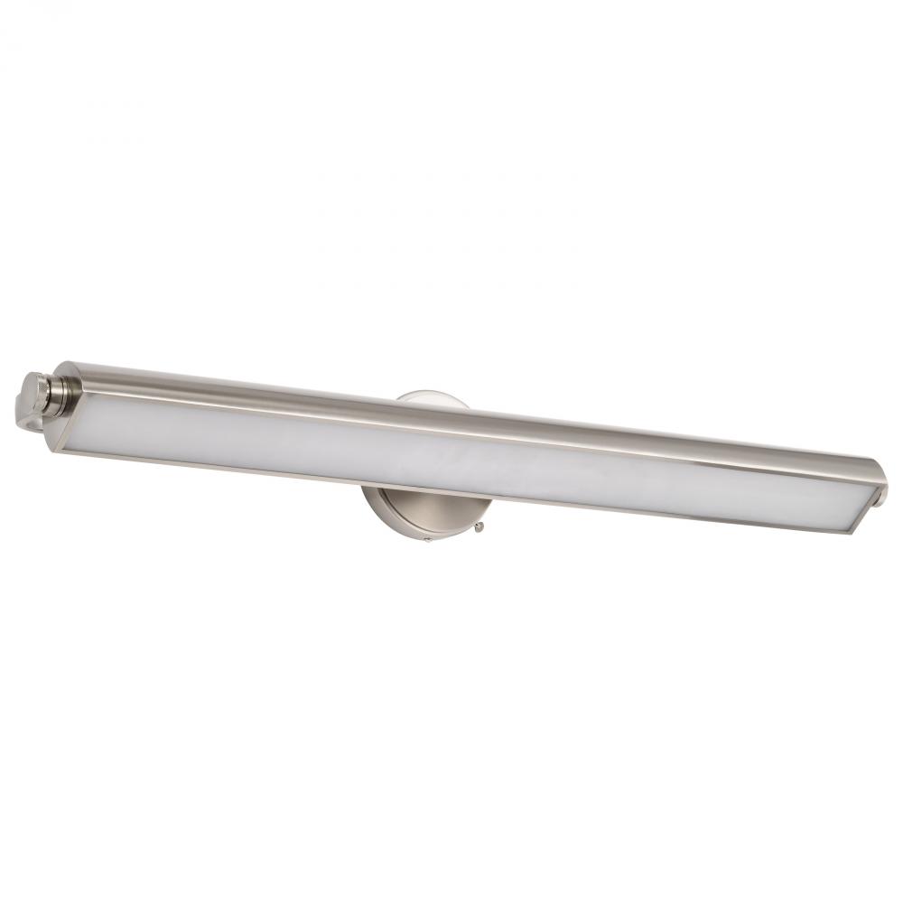 Auden; 36 Inch LED Vanity; 3 CCT Selectable; Brushed Nickel Finish; Acrylic Lens