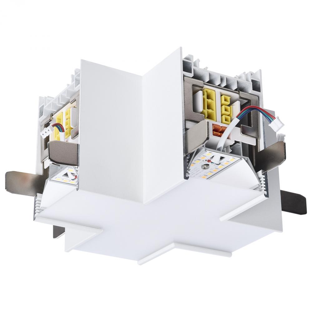 Momentum; X-Connector for LED Linear System; White Finish