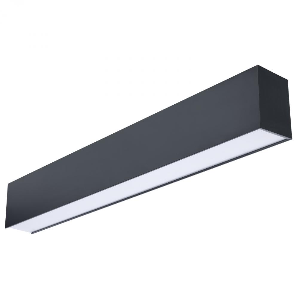 Momentum; 2 Foot LED Connectable Linear Strip; Up and Down Selectable; Black Finish