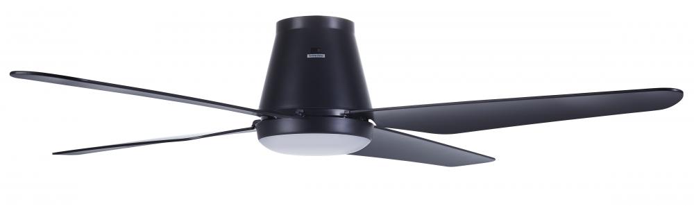 Lucci Air Aria Hugger 52" CTC Black Light with Remote Ceiling Fan