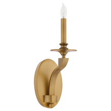 Quorum 5240-1-47 - CHANTELLE 1 LIGHT WALL MOUNT- BRUSHED BRASS